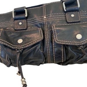 Franco Sarto Dark Brown Leather Duffle